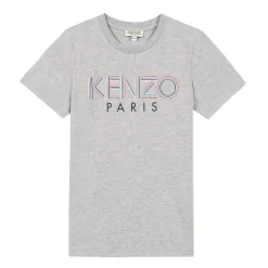 Kenzo Sport Line Logo JB 1 T-shirt - Marl Grey 10A