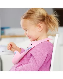 Skip Hop Zoo Fold & Go Silicone Bib-Butterfly -Bedding Baby Store 232202 3