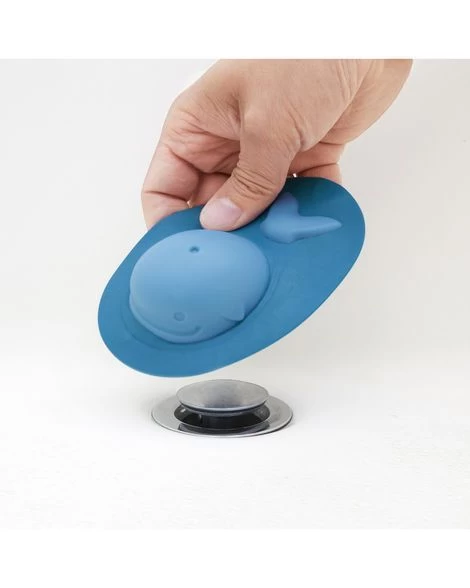 Skip Hop Moby Bath Tub Stopper Blue 2 Skip Hop Moby Bath Tub Stopper Blue - Image 2