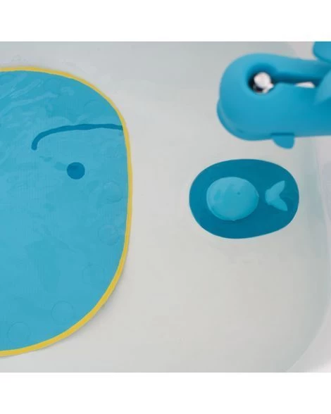 Skip Hop Moby Bath Tub Stopper Blue 3 Skip Hop Moby Bath Tub Stopper Blue - Image 3