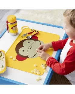 Skip Hop Zoo Fold & Go Placemat - Monkey 5 Skip Hop Zoo Fold & Go Placemat - Monkey -Bedding Baby Store 252051 2