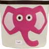 3 Sprouts Storage Bin Elephant Pink