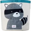 3 Sprouts Storage Bin Raccoon