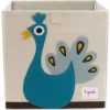 3 Sprouts Storage Box Peacock