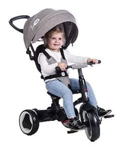 QPlay Rito Foldable Stroller - Trike Grey -Bedding Baby Store 41vuxvyhwfl