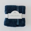 Little Unicorn Chenille Luxury Receiving Blanket - Navy