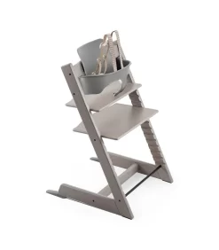Stokke Tripp Trapp High Chair With Baby Set - Oak Greywash
