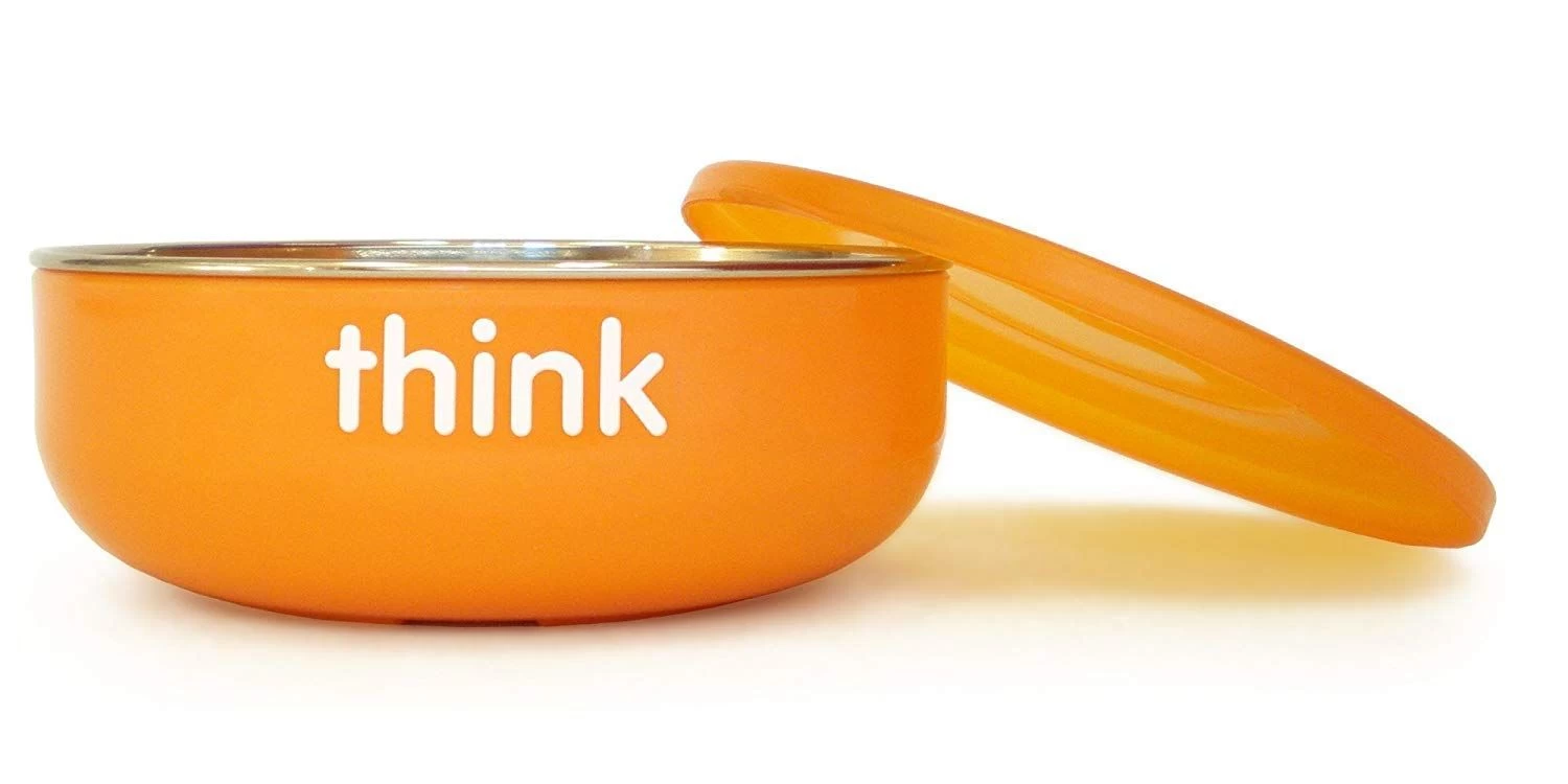 Thinkbaby Baby Bowl - Orange 1 Thinkbaby Baby Bowl - Orange