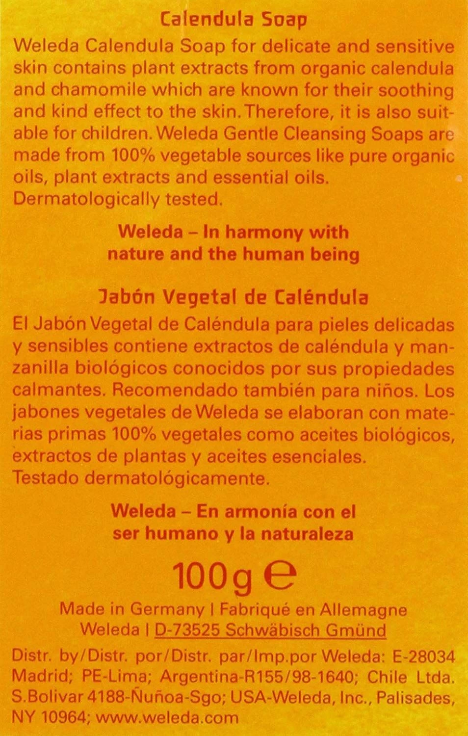 Weleda Calendula Baby Bar Soap 100g 3 Weleda Calendula Baby Bar Soap 100g - Image 3
