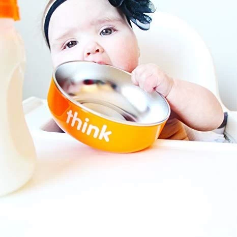 Thinkbaby Baby Bowl - Orange 2 Thinkbaby Baby Bowl - Orange - Image 2
