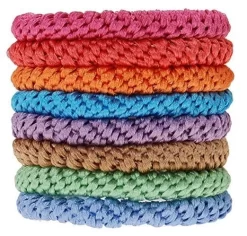L.Erickson Grab & Go Ponytail Holders Set Of Eight - Spring