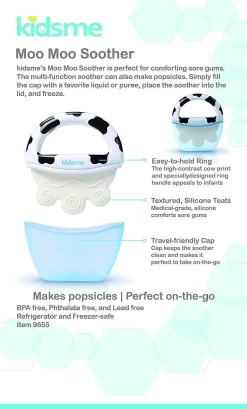 Kidsme - Icy Moo Moo Teether -Bedding Baby Store 81xukxparal. sl1500