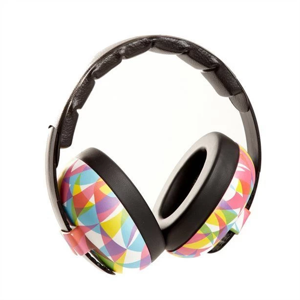 Banz Baby Ear Muffs - Geo Print 3 Months+ 2 Banz Baby Ear Muffs - Geo Print 3 Months+ - Image 2