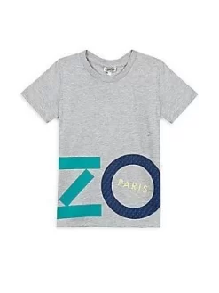 Kenzo Kids Boys Cotton Logo T-Shirt - 4A