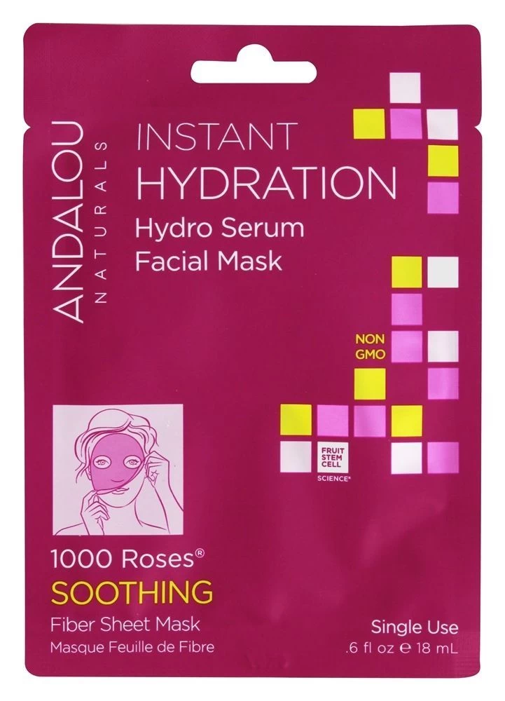 ANDALOU Naturals Soothing Hydro Serum Facial Mask 1 ANDALOU Naturals Soothing Hydro Serum Facial Mask