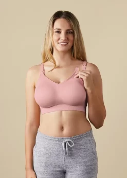 Bravado Designs The Body Silk Seamless Nursing Bra - Dusted Peony -Bedding Baby Store artboard 2 3 600x 1