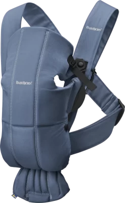 BabyBjorn Baby Carrier Mini - Vintage Indigo Cotton