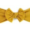 Baby Wisp - Headband - Nylon Bow - Mustard