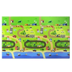 Baby Care Playmat Happy Village - Large -Bedding Baby Store baby care playmat happy village 3