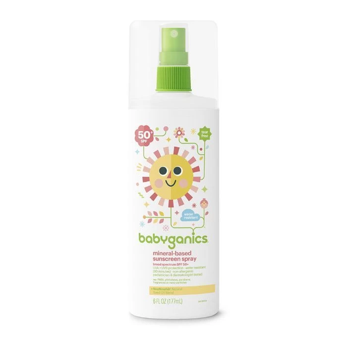 Babyganics Mineral-Based Sunscreen Spray 177ml 6oz 1 Babyganics Mineral-Based Sunscreen Spray 177ml 6oz