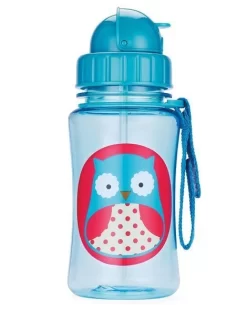 Skip Hop Zoo Straw Bottle 12 Oz -Owl
