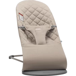 BabyBjorn Bouncer Bliss - Sand Gray Cotton