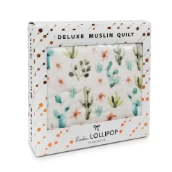 Loulou Lollipop Deluxe Bamboo Quilt -Bedding Baby Store cactus floral quilt 7111281c 3d71 4f58 8552 93adaf238ee8 1024x1024