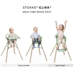 Stokke CLIKK High Chair - Clover Green -Bedding Baby Store clikk grow 1 scaled