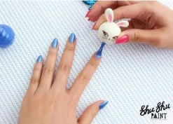 ShuShu Regular Nail Polish - Cool Blue Lily -Bedding Baby Store cool blue 7