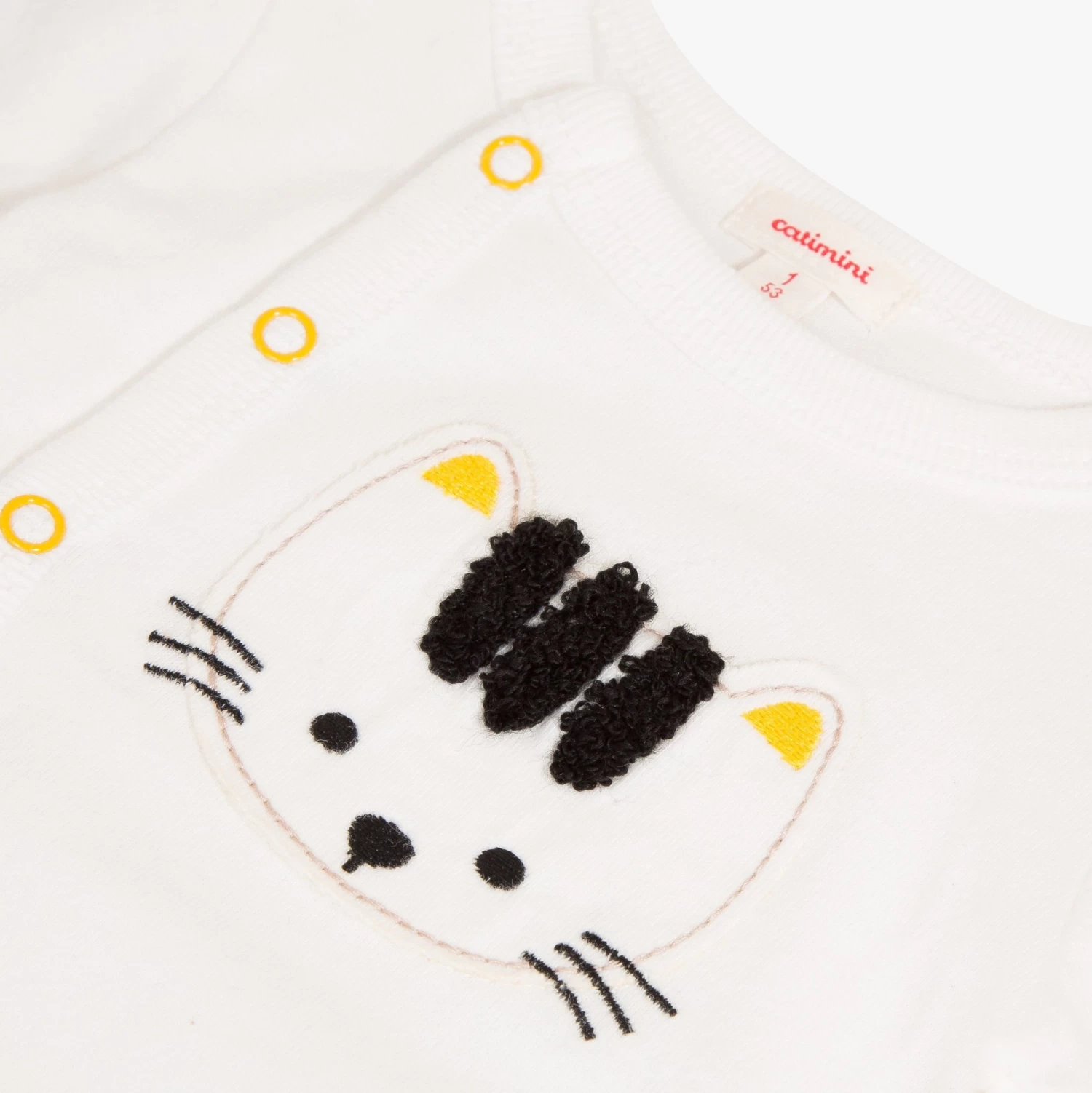 Catimini Cat Graphic T-shirt And Velvet Printed Joggers Set Raining Cats & Dogs 2 Catimini Cat Graphic T-shirt And Velvet Printed Joggers Set Raining Cats & Dogs - Image 2