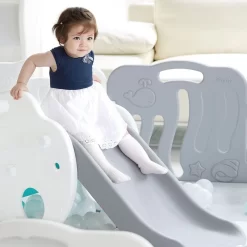 IFam Apple Baby Slide - Gray -Bedding Baby Store dbt if 042 g ifam apple baby slide grey 15539536451