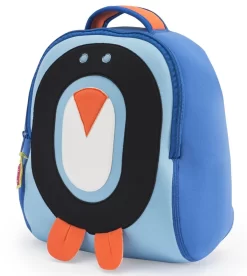 DabbaWalla Machine Washable Preschool Backpack - Cold Feet Penguin