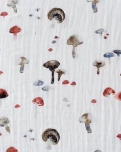 Little Unicorn Cotton Muslin Swaddle Single Mushroom -Bedding Baby Store dsc 1529 1024x1024