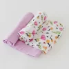 Little Unicorn Organic Cotton Muslin Swaddle 2 Pack Berry & Bloom