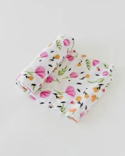 Little Unicorn Cotton Muslin Swaddle Single Berry & Bloom