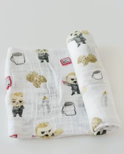 Little Unicorn Cotton Muslin Swaddle Single Cookies Are For Closers