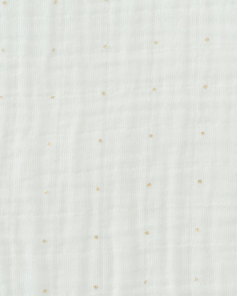 Little Unicorn Cotton Muslin Swaddle Single Gold Dot 3 Little Unicorn Cotton Muslin Swaddle Single Gold Dot - Image 3