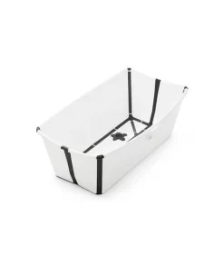 Stokke Flexi Bath Bundle With Heat Sensitive Plug V2 - White Black @