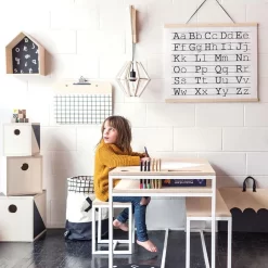 Gautier Studio Nouga Activity Table - Natural Wood -Bedding Baby Store gautier studio nouga activity table natural wood 3