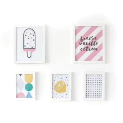 Gautier Studio PEZ Set Of 5 - White Frames