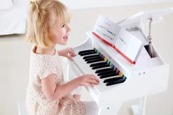 Hape Deluxe Grand Piano White -Bedding Baby Store hape deluxe grand piano white3