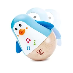 Hape Penguin Musical Wobbler 6m+ -Bedding Baby Store hape penguin musical wobbler 6m 4