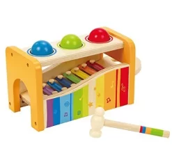 Hape Pound And Tap Bench 6Pcs 12m+