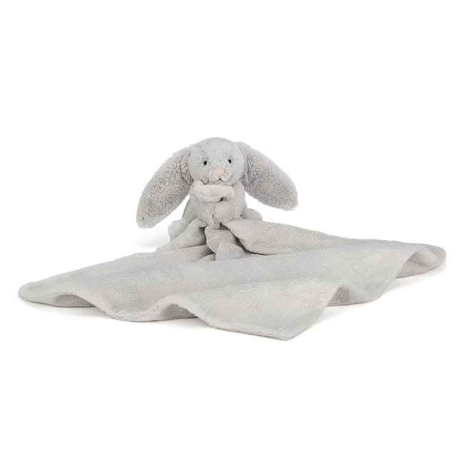 Jellycat Bashful Grey Bunny Soother 1 Jellycat Bashful Grey Bunny Soother