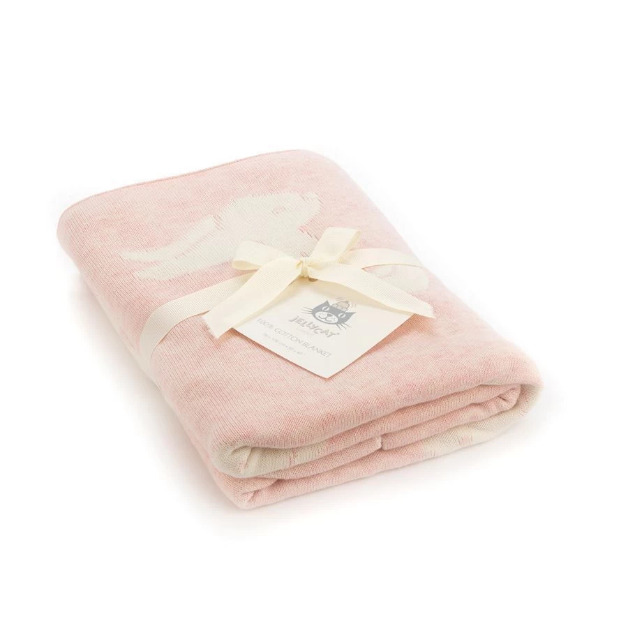 Jellycat Bashful Pink Bunny Blanket 1 Jellycat Bashful Pink Bunny Blanket