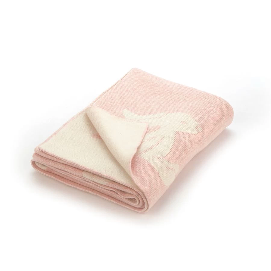 Jellycat Bashful Pink Bunny Blanket 2 Jellycat Bashful Pink Bunny Blanket - Image 2