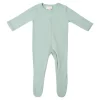 Kyte Baby Footie In Sage 3-6 Months