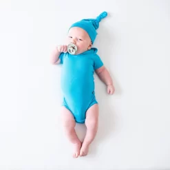 Kyte Baby Bodysuit In Lagoon 12-18 Months -Bedding Baby Store kyte baby short sleeve bodysuits bodysuit in lagoon 27997972070511 10717
