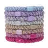 L.Erickson Grab & Go Ponytail Holders Set Of Eight - Bloom