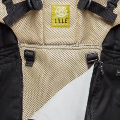 Lillebaby COMPLETE - All Seasons (Solid)-Black & Camel -Bedding Baby Store lillebaby complete all seasons black camel front detail 2048x2048